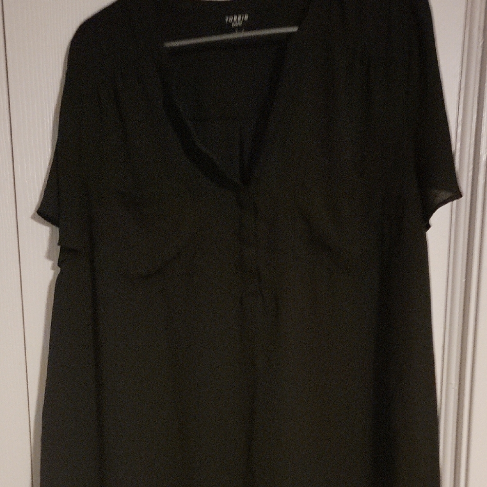 Torrid Black Blouse